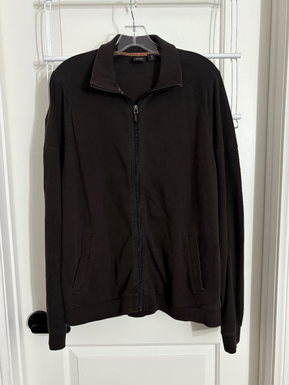 Hugo Boss Men’s Brown Track Jacket - Size Large